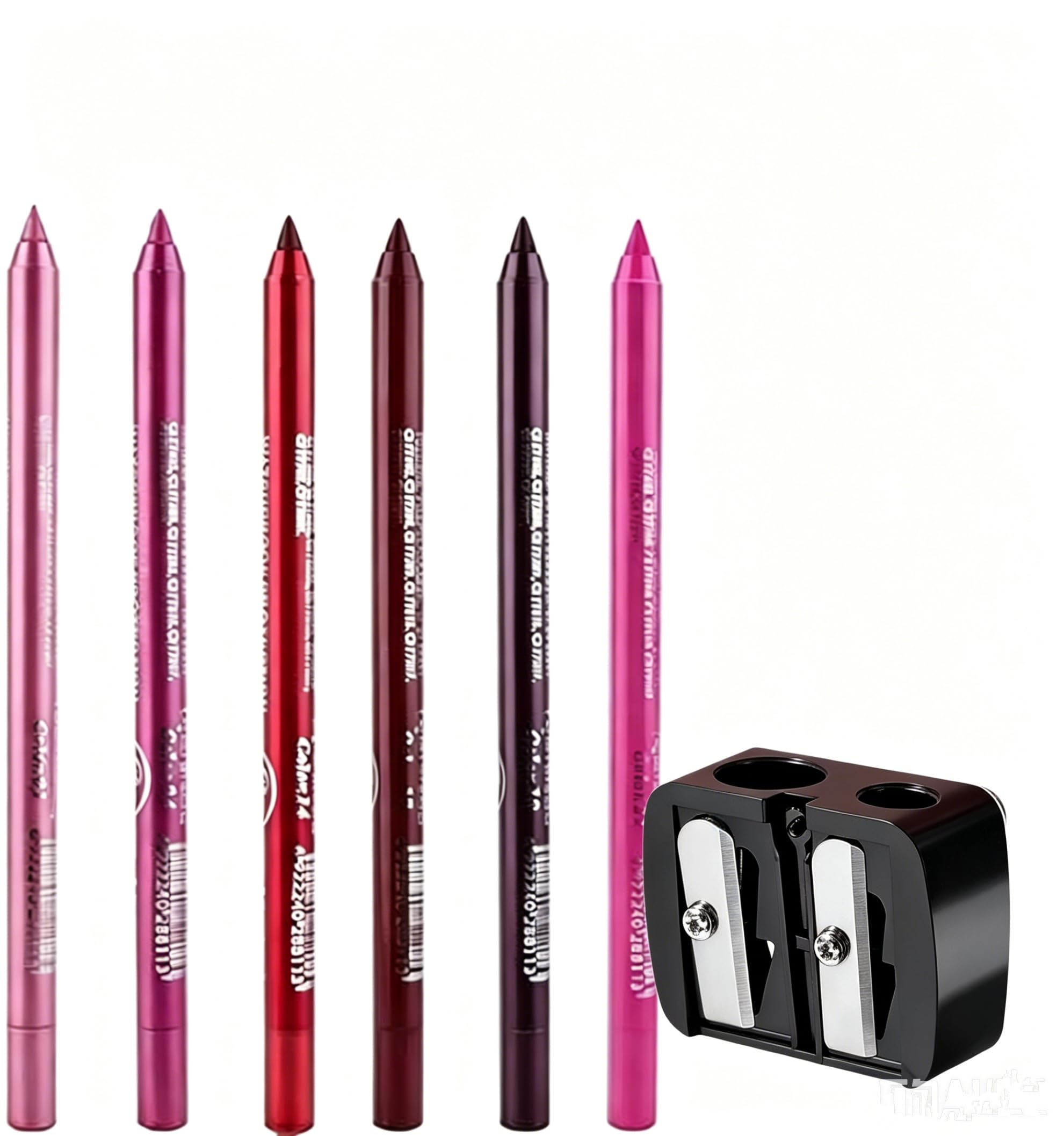 Eyeliner Stift, 6 Stück Crème Glatt Metallisch Lidschattenstift, Eyeliner Lippen Liner Augenschatten Augenbrauen Bleistifte Stift Augen Make-up (Kombination 3)