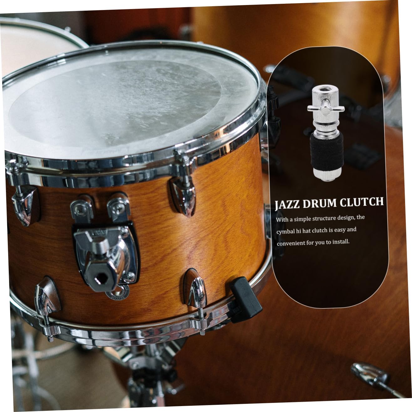 ibasenice 3stücke Hi-hat Klutch Für Schlagzeug Robuste Metallkupplung Einfache Installation Langlebig Und Kompakt Geeignet Für Hi-hat Ständer Professionelles Drum Zubehör