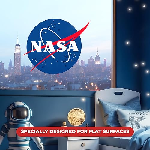 Miniatura 3 de EGD Calcomanía de pared de la NASA EGD X NASA Series - Prime Collection - Calcomanía de pared para decoración de habitaciones - Adhesivo mural de