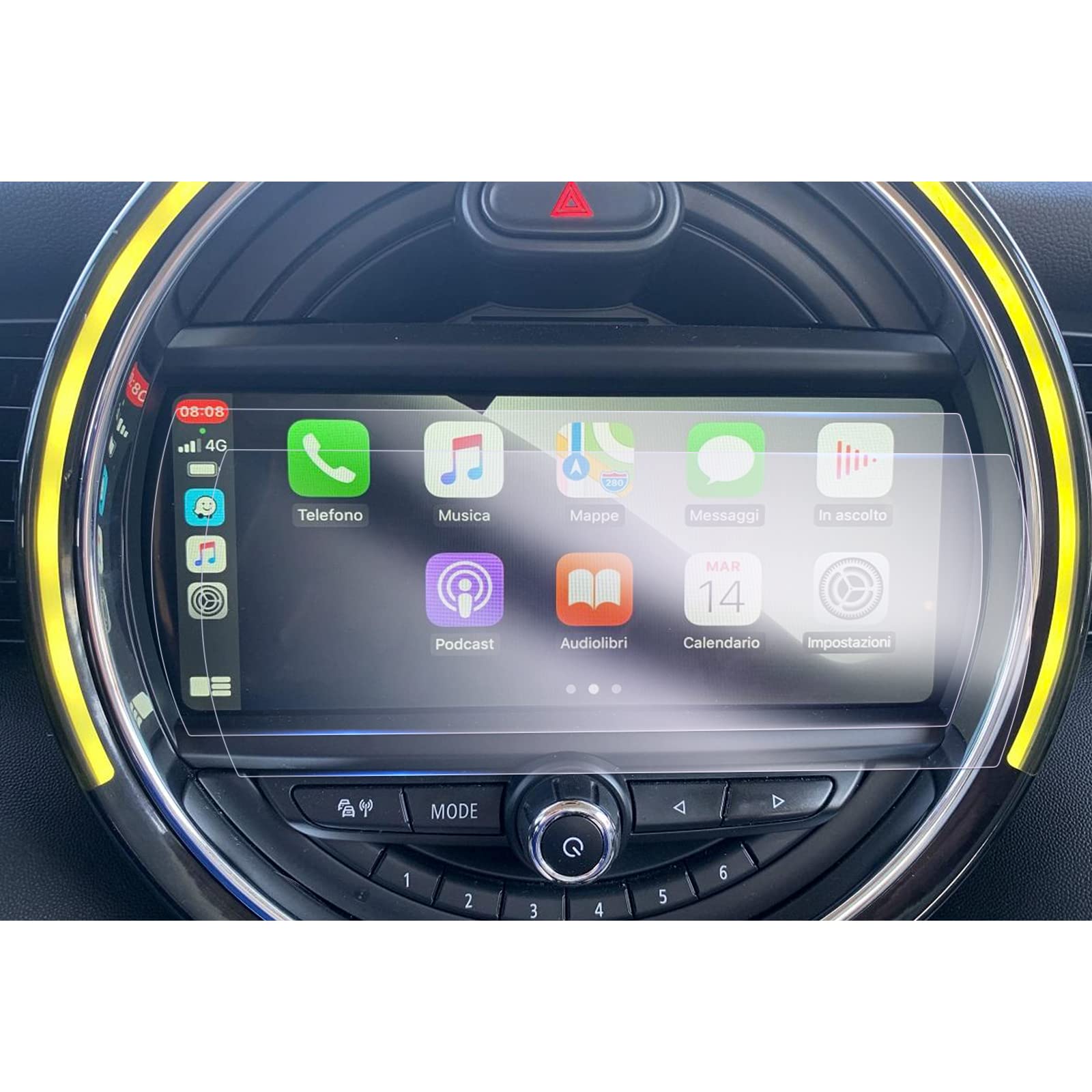 PROTECTOR DE PANTALLA PARA MINI COOPER - Nano 5H Antiarañazos, Compatible Con Modelos F55/F56/F57 2022-2023