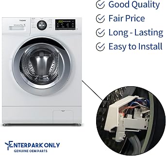 DC64-00519B Washer Door Lock Switch by Enterpark, Replacement Compatible with Samsung 8182634 DC64-00519B 8181700 34001265