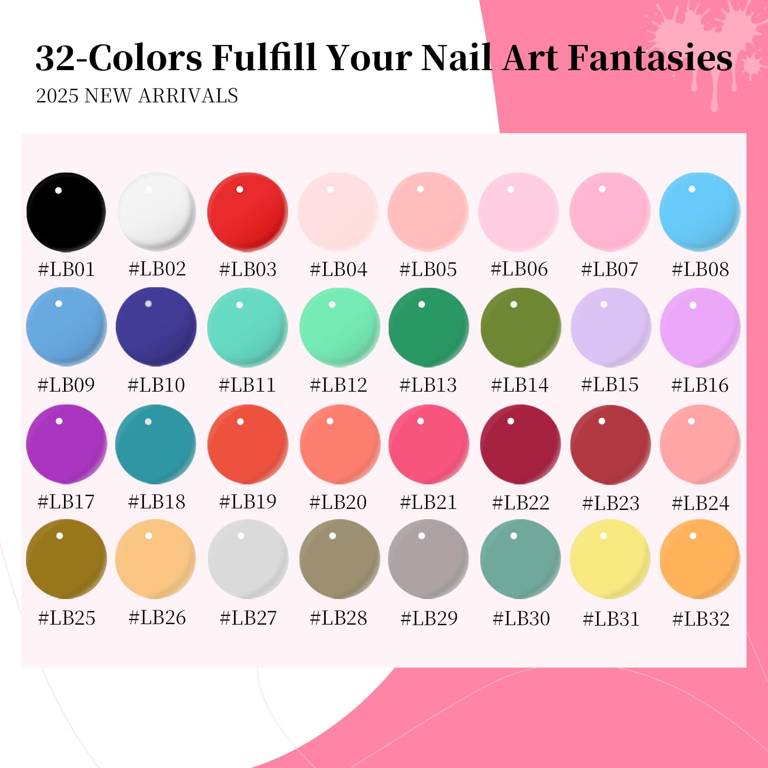 JODSONE Nail Art Gel Liner Set with Thin Brush