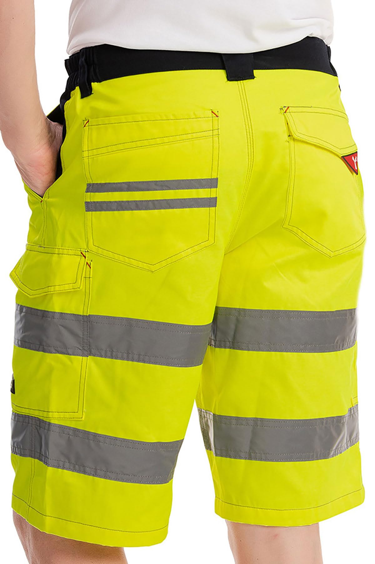 Bermuda Alta Visibilidad, Pantalones Cortos de Trabajo para Hombre