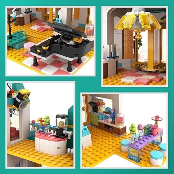Friends Heartlake City Grand Hotel Building Kit, Girls House Building Blocks Toy Gift for Kids Girls Aged 6-12 (1639 Pieces)