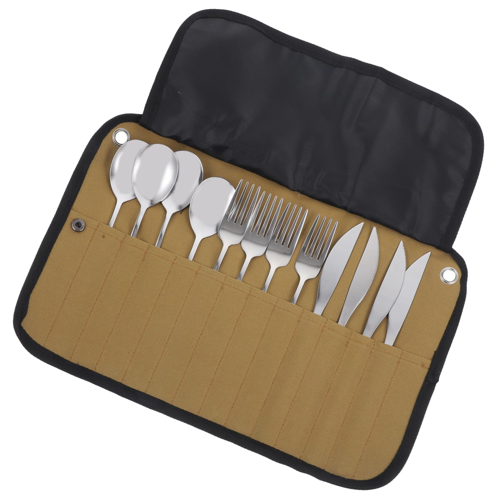 Ensemble de Couverts de Camping 1 Set, Acier Inoxydable