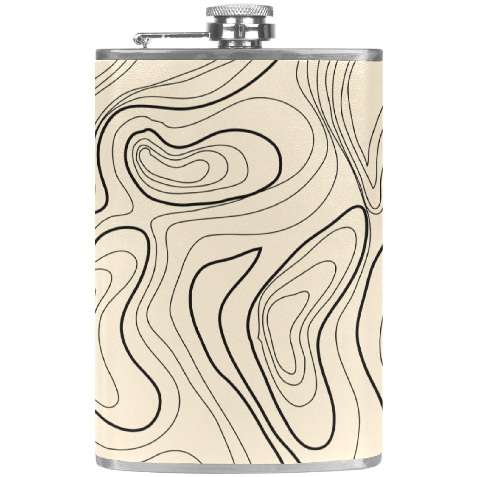 Flasque à whisky anti fuite avec entonnoir pour buveurs nomades