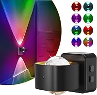 Vista 8 de L LOHAS LED Night Light Projector, Night Lights Plug into Wall, 2000K/3000K/5000K Adjustable Color Temperature Nightlight, Rotating Nightlight with