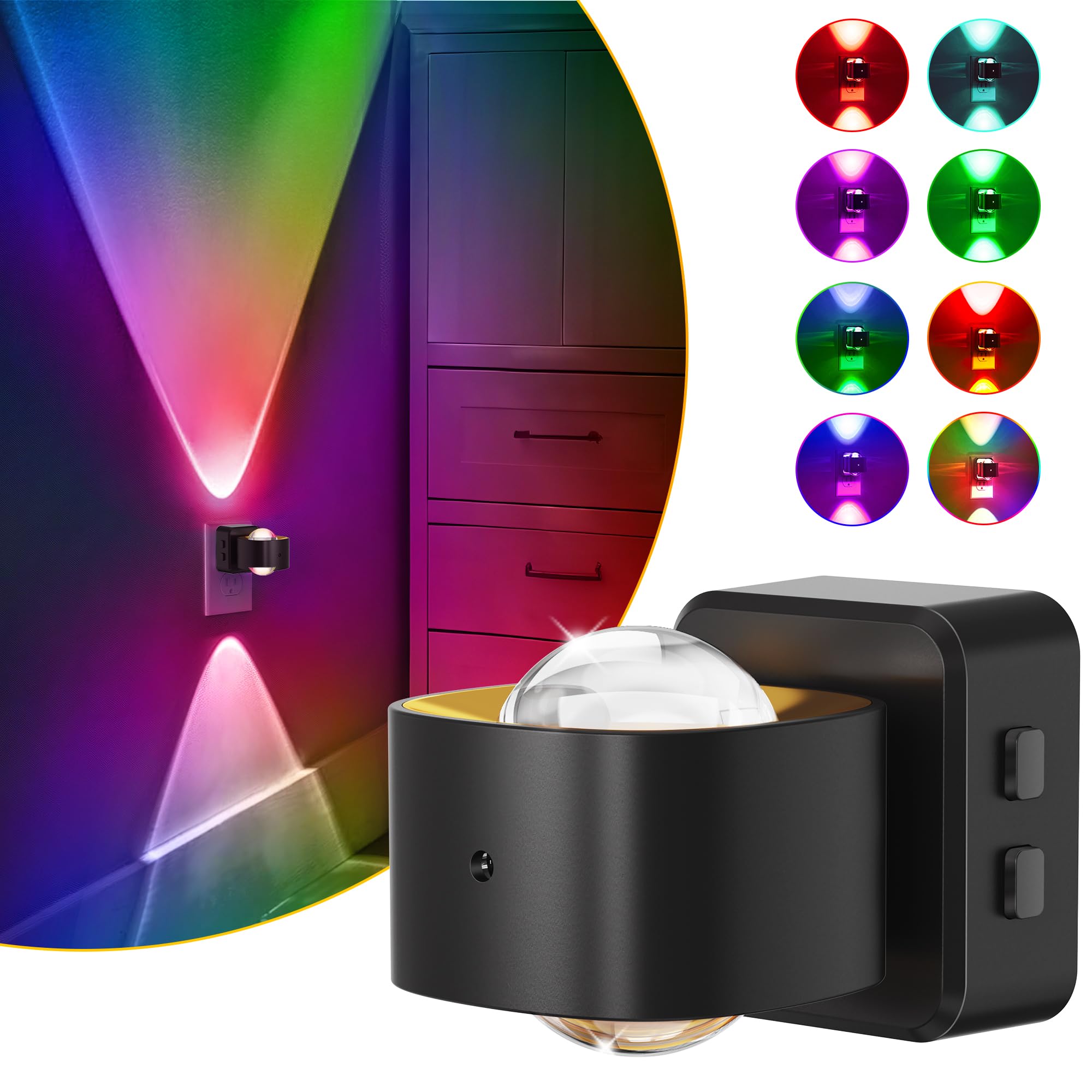 L LOHAS LED Color Changing Night Light Projector