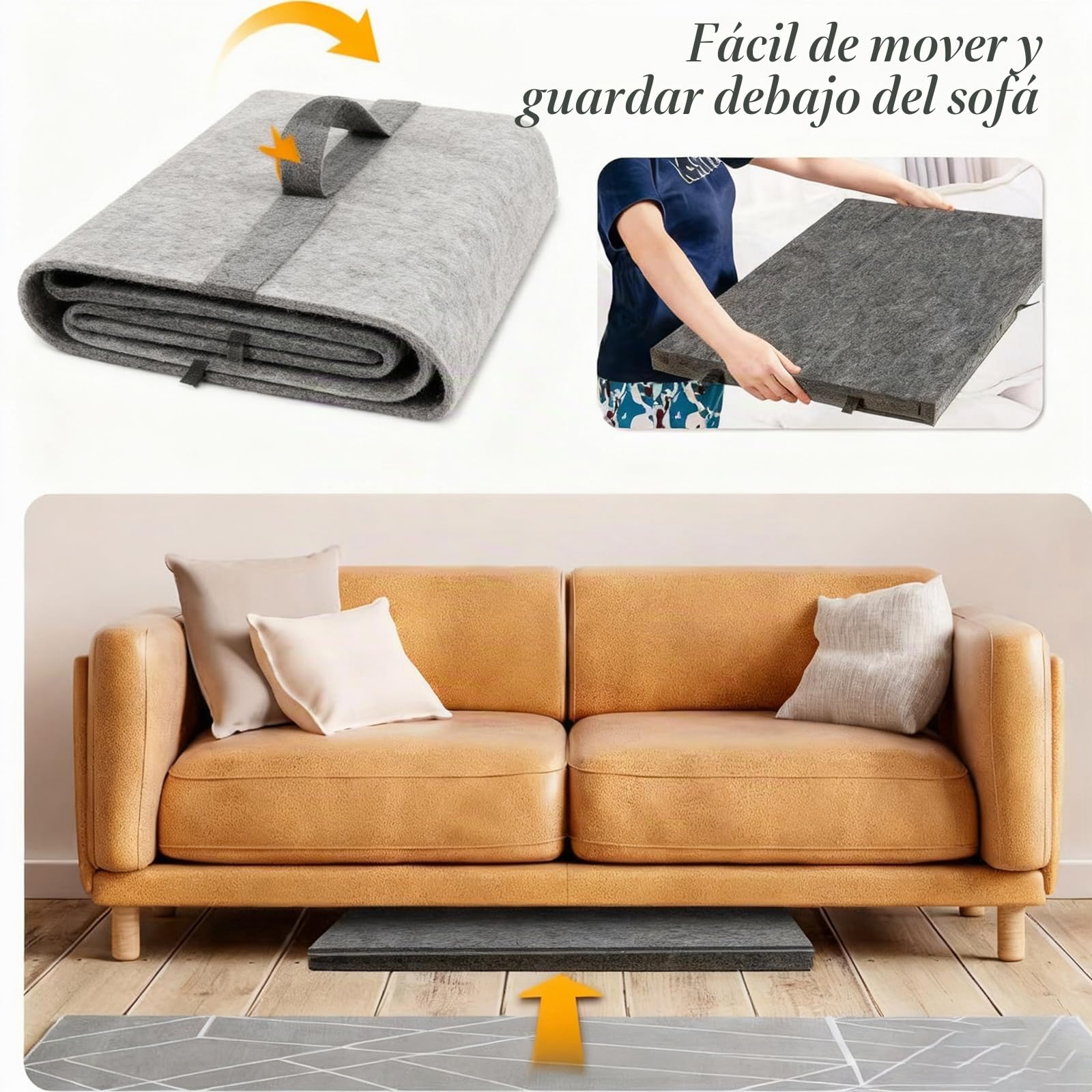 Mesa de Rompecabezas portátil para Adultos, Plegable inclinable, con Soporte 2 en 1 y Superficie de Fieltro súper Liviana, solución de Almacenamiento para hasta 2000 Piezas Gray