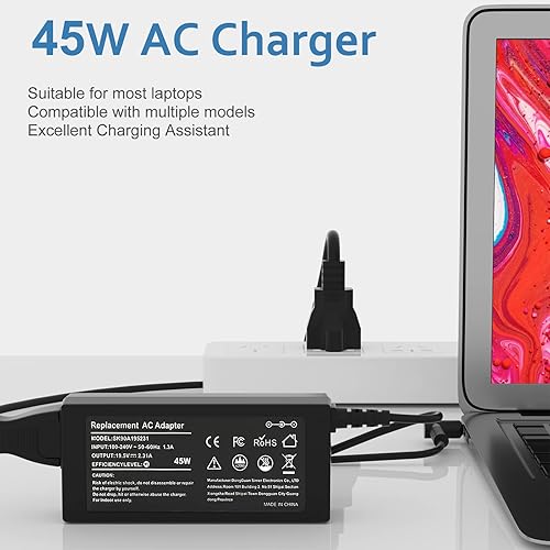 Miniatura 7 de LQM Adaptador de CA de 45W 19.5V 2.31A Cargador de portátil para HP 741727-001 719309-001 719309-003 721092-001 854054-002 740015-002 740015-002
