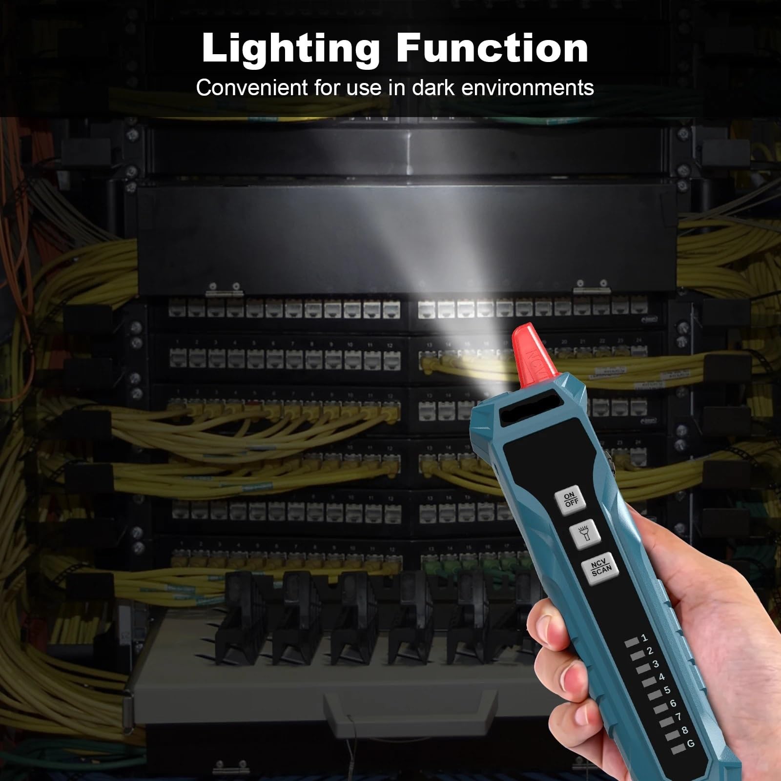 Tester Kabli Sieciowych, Wielofunkcyjny lokalizator linii RJ11/RJ45, urządzenie do testowania antyzakłóceniowego, przewodów, tester łączenia kabli sieciowych Ethernet