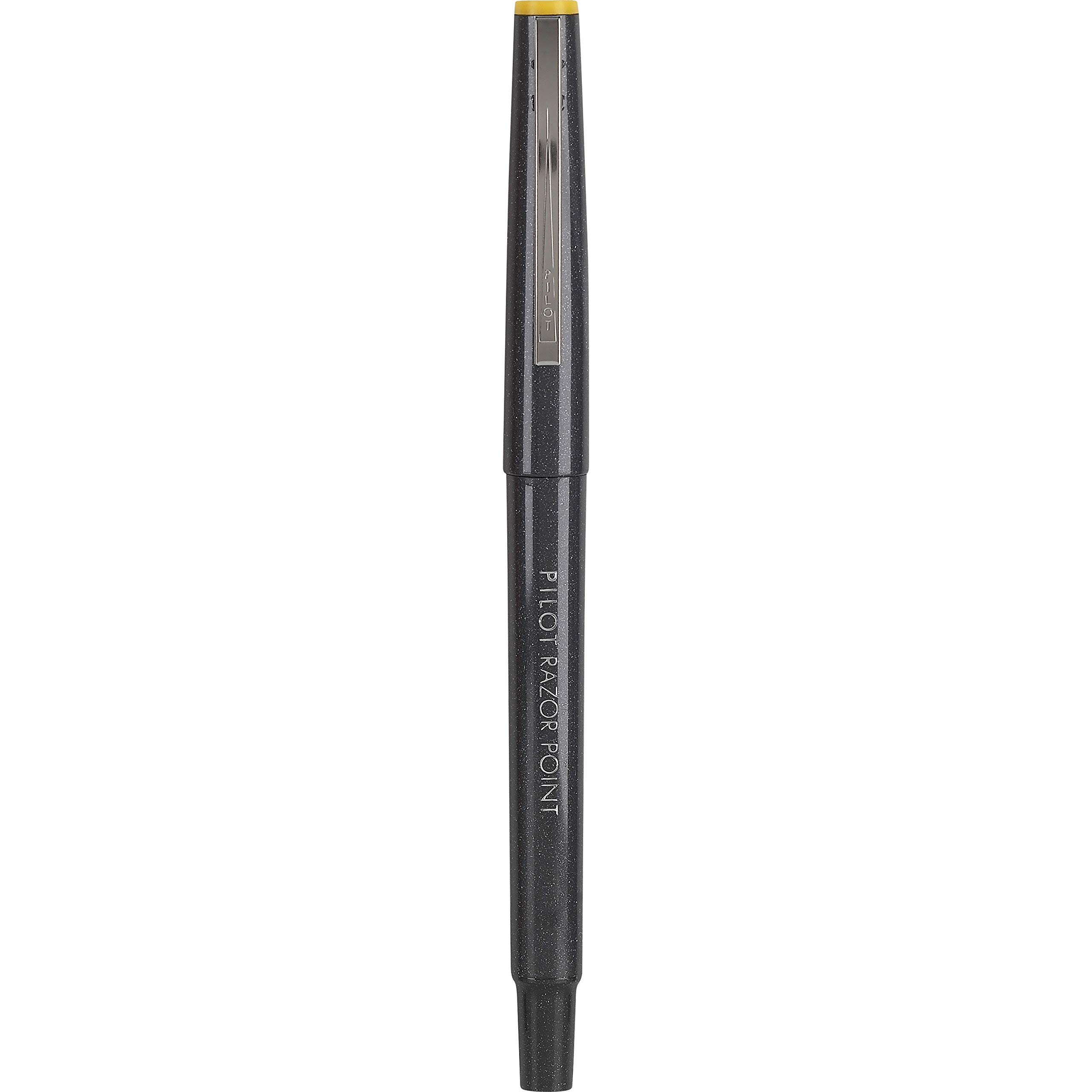 PILOT Razor Point 84064 Lot de 36 marqueurs à pointe fine, encre noire 0,3 mm