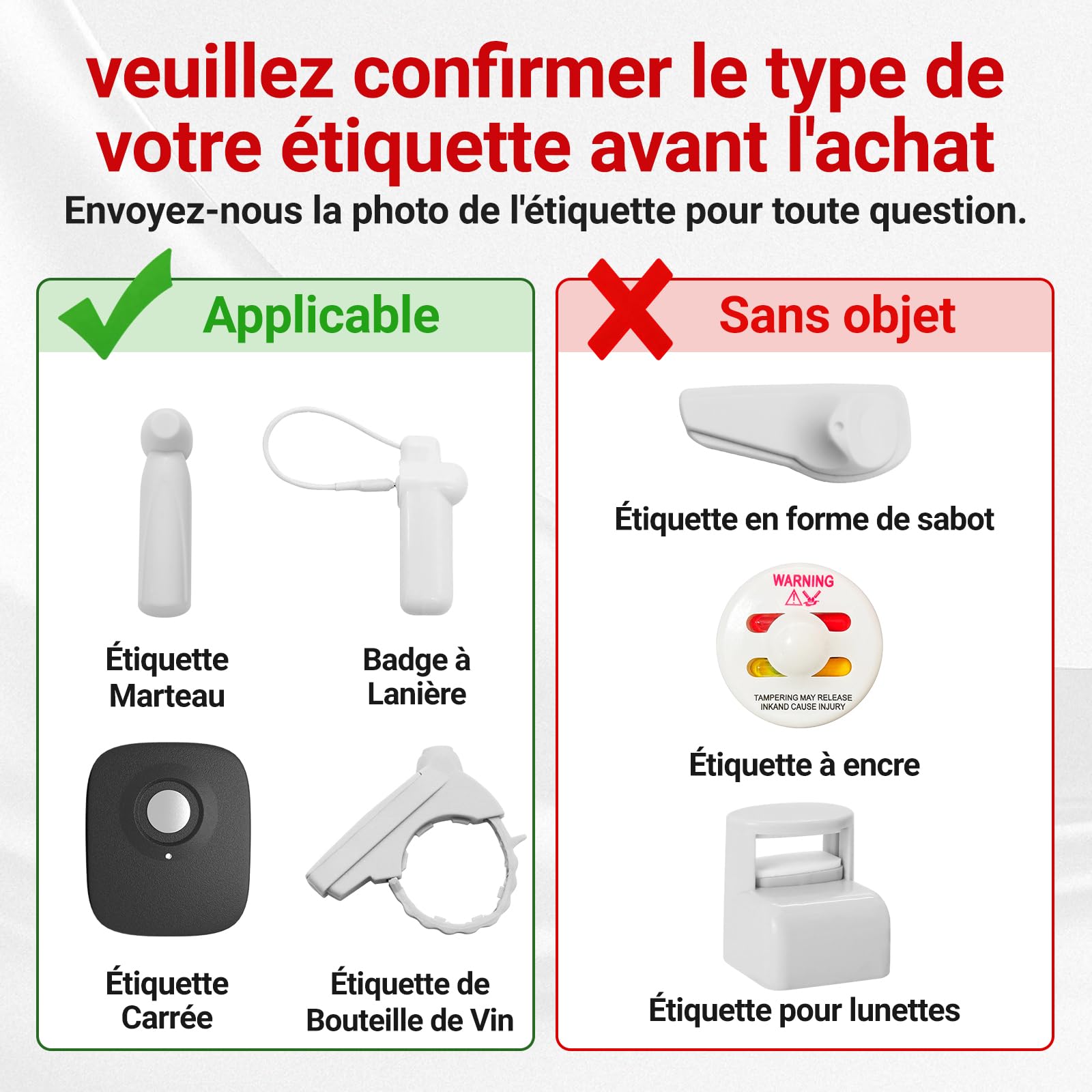 Aimant Détacheur Antivol pour Vêtements, 10000Gs Débrocheur de Sécurité pour Enlever Pinces de Sûreté, Démagnétiseur Puissant pour Étiquettes de Magasin