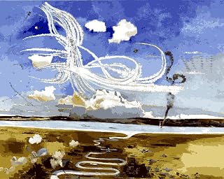 WW1 Collection PD (8) - Battle of Britain by Paul Nash - Van-Go Paint-by-Number Kit 40x50cm no Frame
