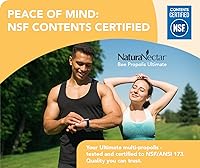 Vista 6 de NaturaNectar Ultimate Bee Propolis Contenido NSF certificado Propóleo brasileño premium rojo, verde y marrón con flavonoides y PWE