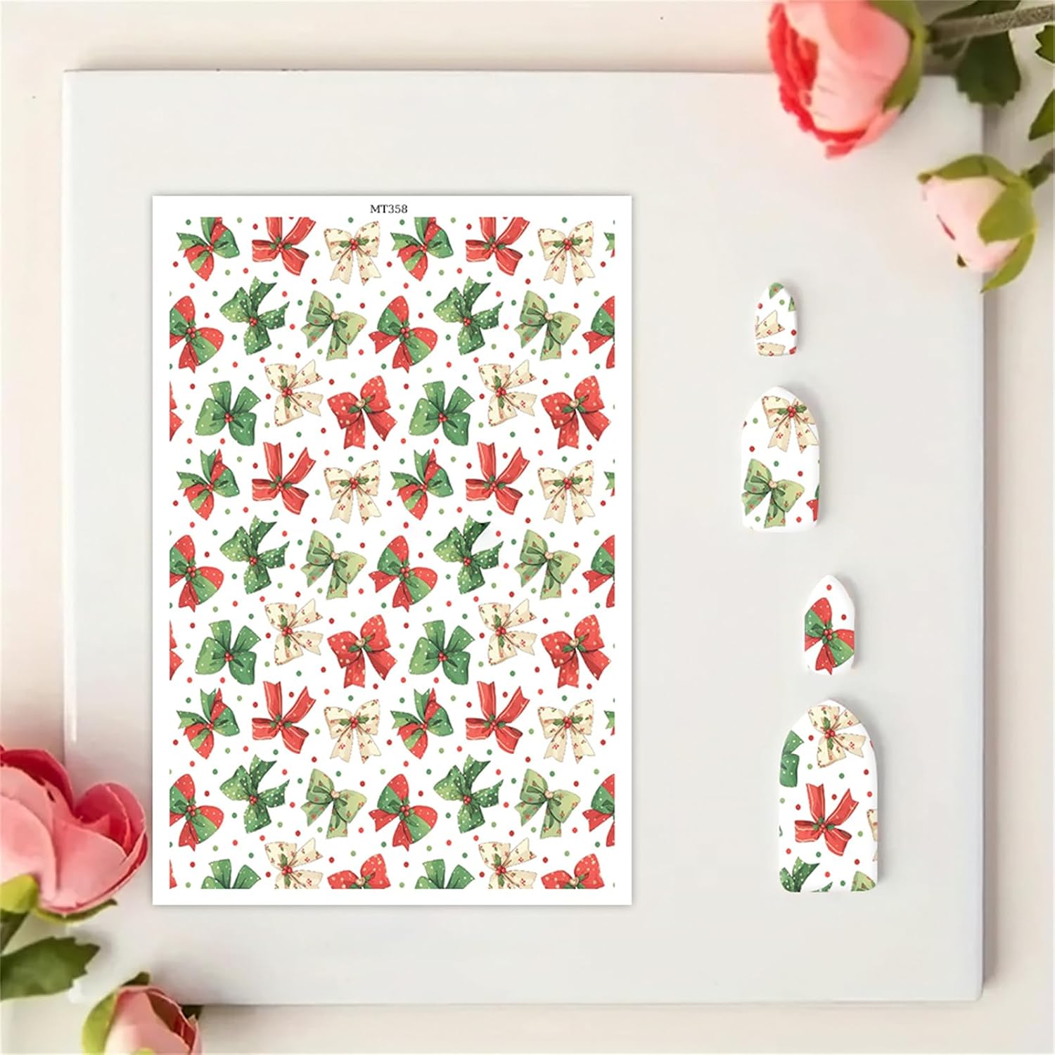 Briartw Christmas Classics Design Series Polymer Clay Transfer Paper - 20 Sheets (Per Pattern 5 Sheets) Transfer Sheets for Polymer Clay,Per Sheet 3.93 x 5.82 inch Transfer Paper for DIY Clay Jewelry