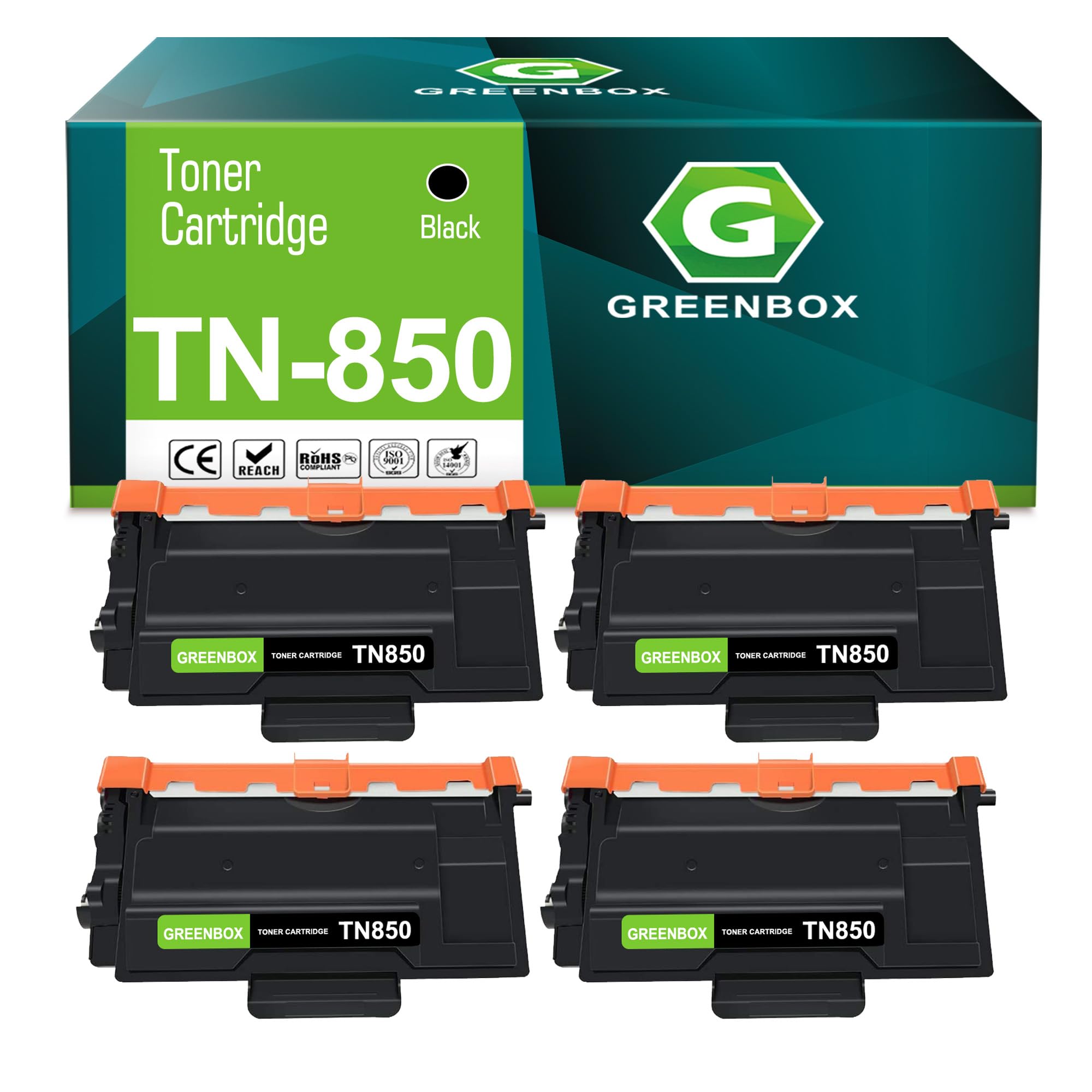 GREENBOX Compatible Toner Cartridge Replacement for Brother TN850 TN-850 TN-820 TN820 for DCP-L5500DN DCP-L5600DN MFC-L5700DW HL-L5000D MFC-L5800DW