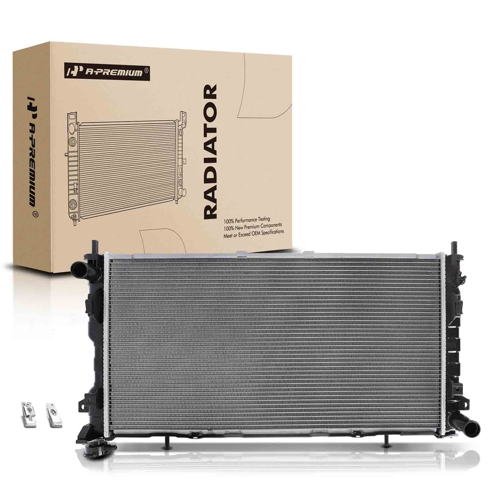 A-Premium Engine Coolant Radiator Compatible with Chrysler Town & Country & Dodge Caravan, Grand Caravan, 2005-2007 V6 3.3L 3.8L, Replace# 4677692AA