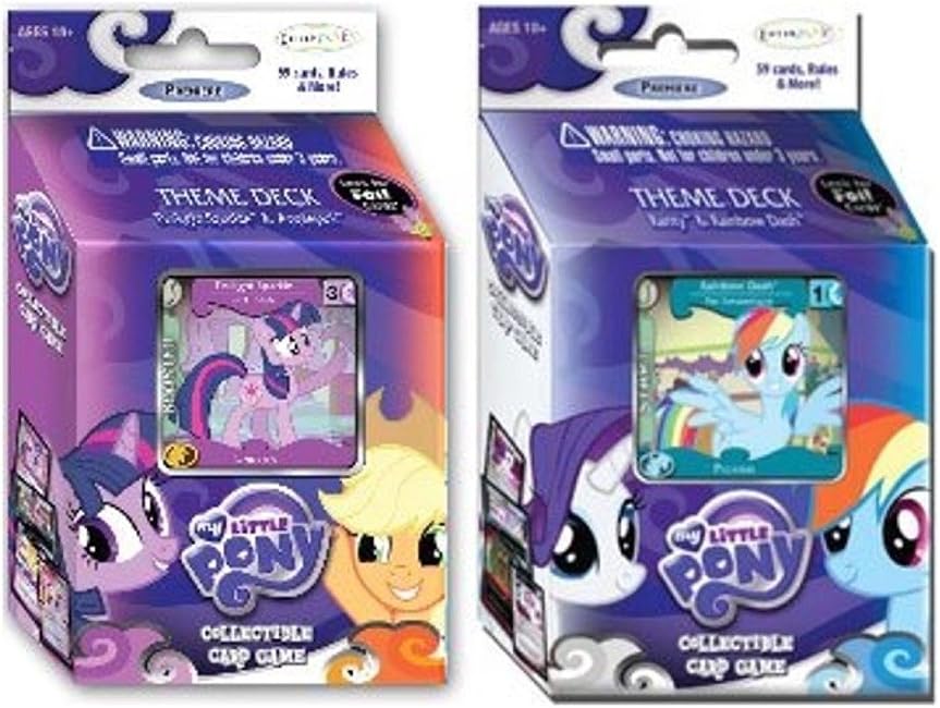 HasbroTwilight Sparkle & Rainbow Dash MLP Theme Deck Bundle