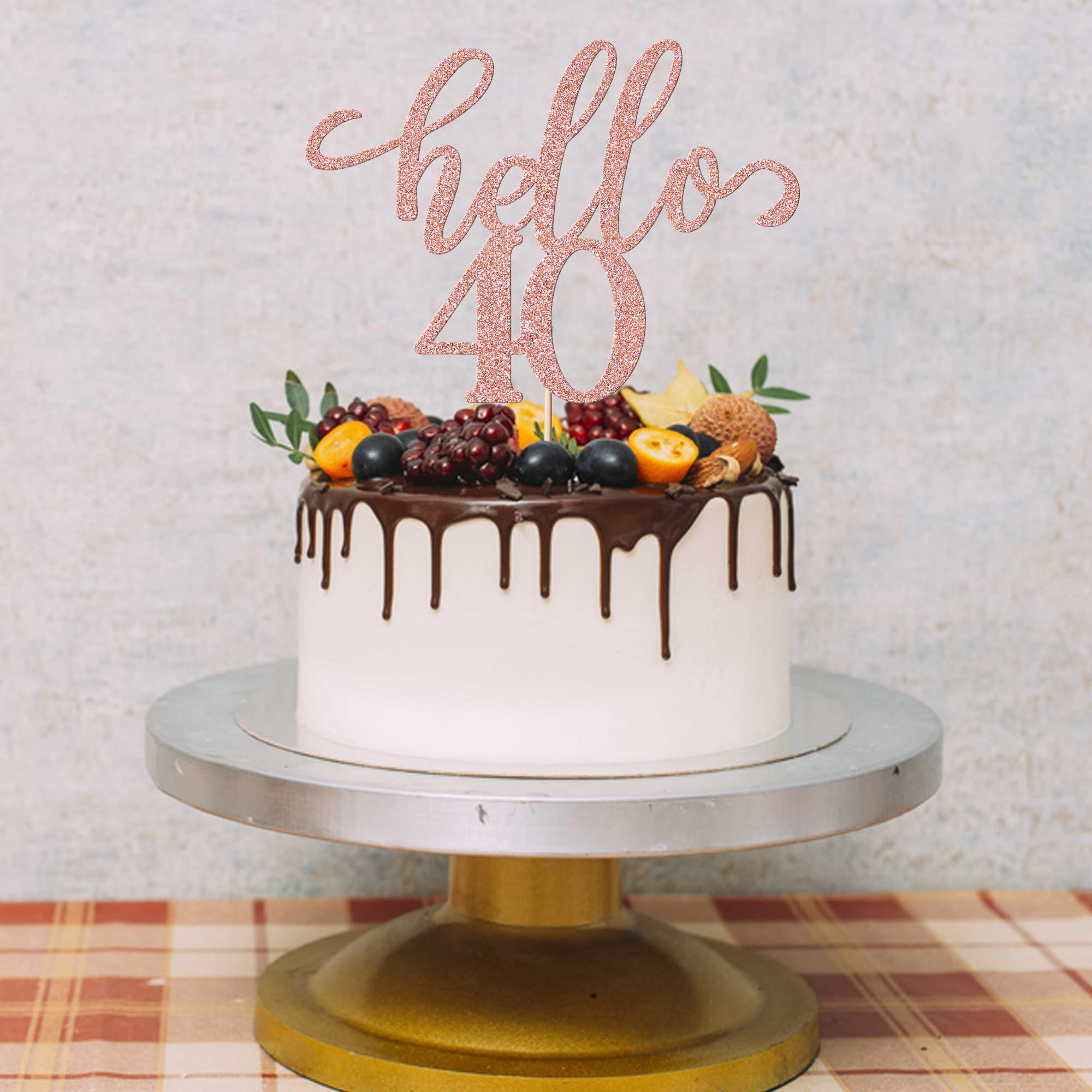 Decoración De Pastel De Felicitaciones De Oro Rosa Con Purpurina –  Decoraciones De Graduación 2025 – Graduación De, image size:2000x2000