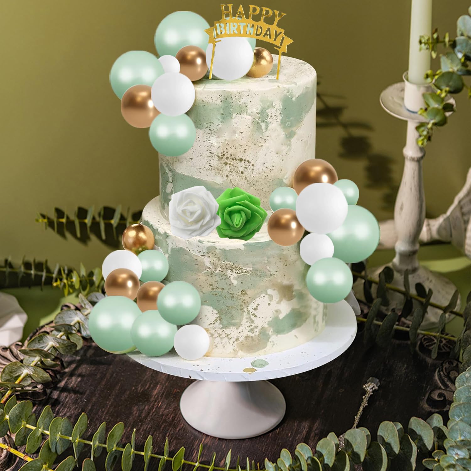 48 stuks mini-ballonnen van schuim voor cake, taartdecoratie met kleurrijke ballen, ballen-taartdecoratie, voor bruiloften, jubilea, verjaardagsfeesten (geel/goud/wit 48 stuks mini-ballonnen van schuim voor cake, taartdecoratie met kleurrijke ballen, ballen-taartdecoratie, voor bruiloften, jubilea, verjaardagsfeesten (geel/goud/wit