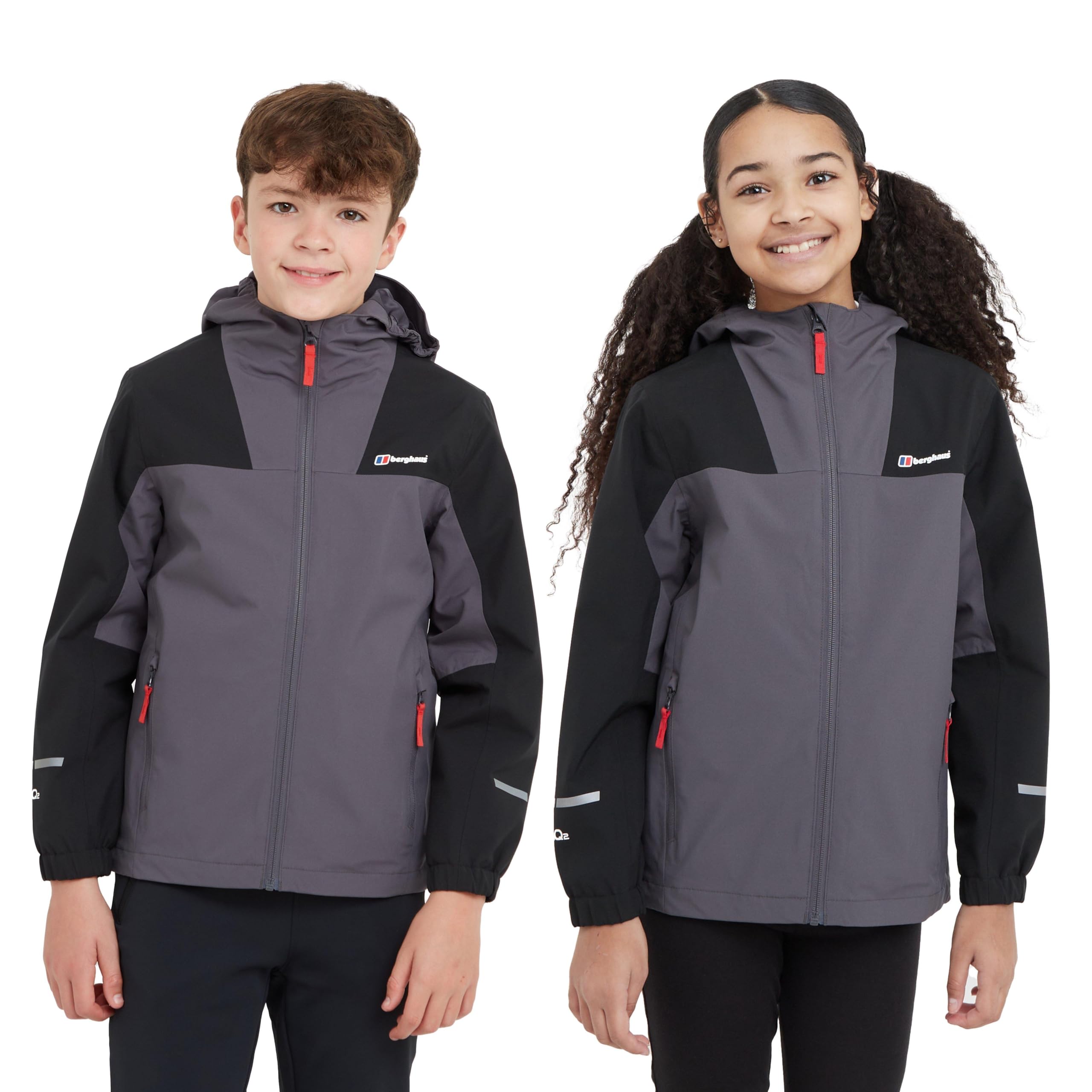 Berghaus Kids' Linton Waterproof Jacket Grey 7-8Y