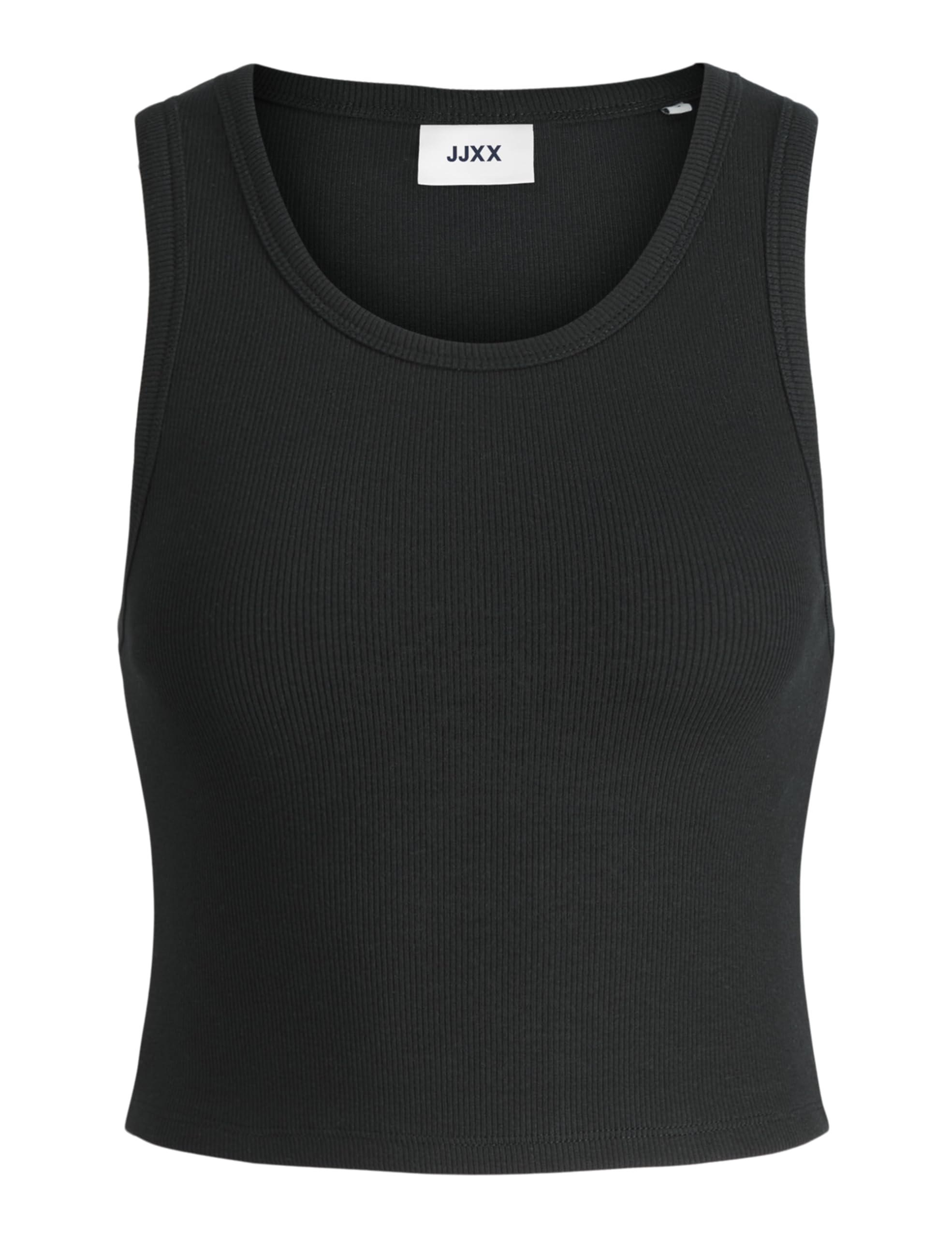 Jjxx Women's Black Fallon Rib Top Extra Small