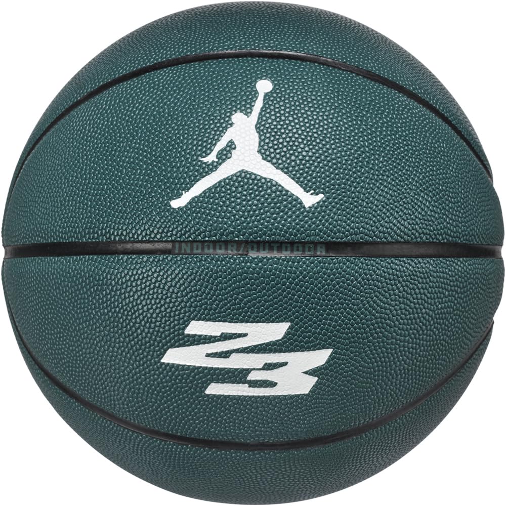 Nike Jordan Ultimate 2.0 Basketball 8P Graphic – Indoor/Outdoor Basketball with Graphic Design – Training Basketball – Delivered Deflated, Oxidized Green/Black/White/White, 7