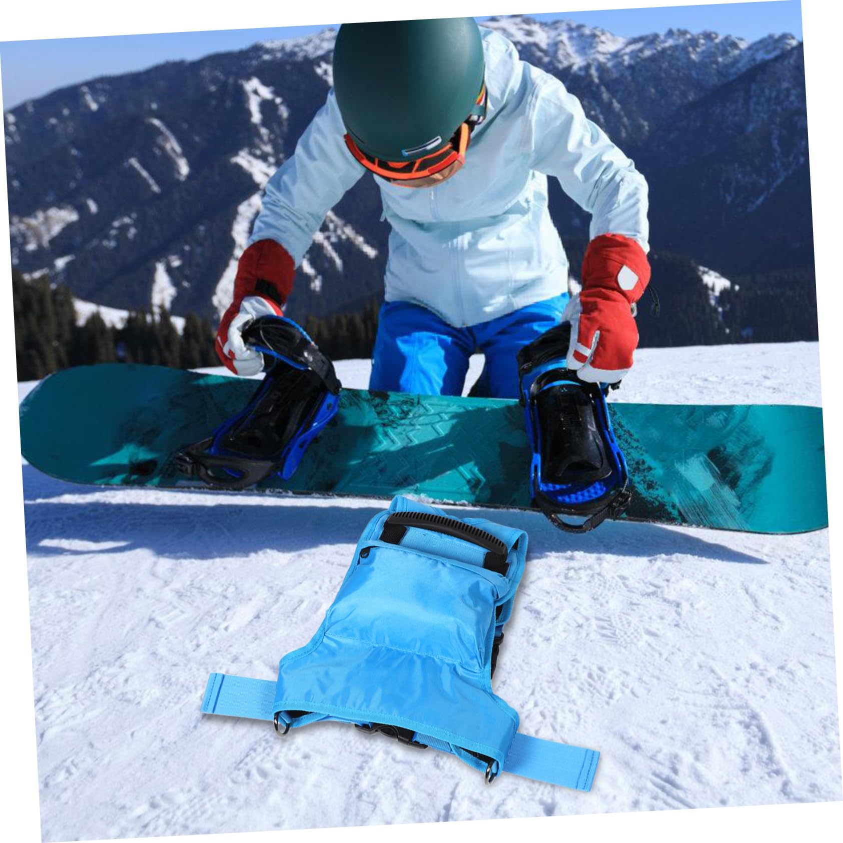 SUPVOX Laisse De Ski pour Entraînement Équipement De Protection pour Snowboard Corde De Compétition Réglable pour Jeunes Débutants