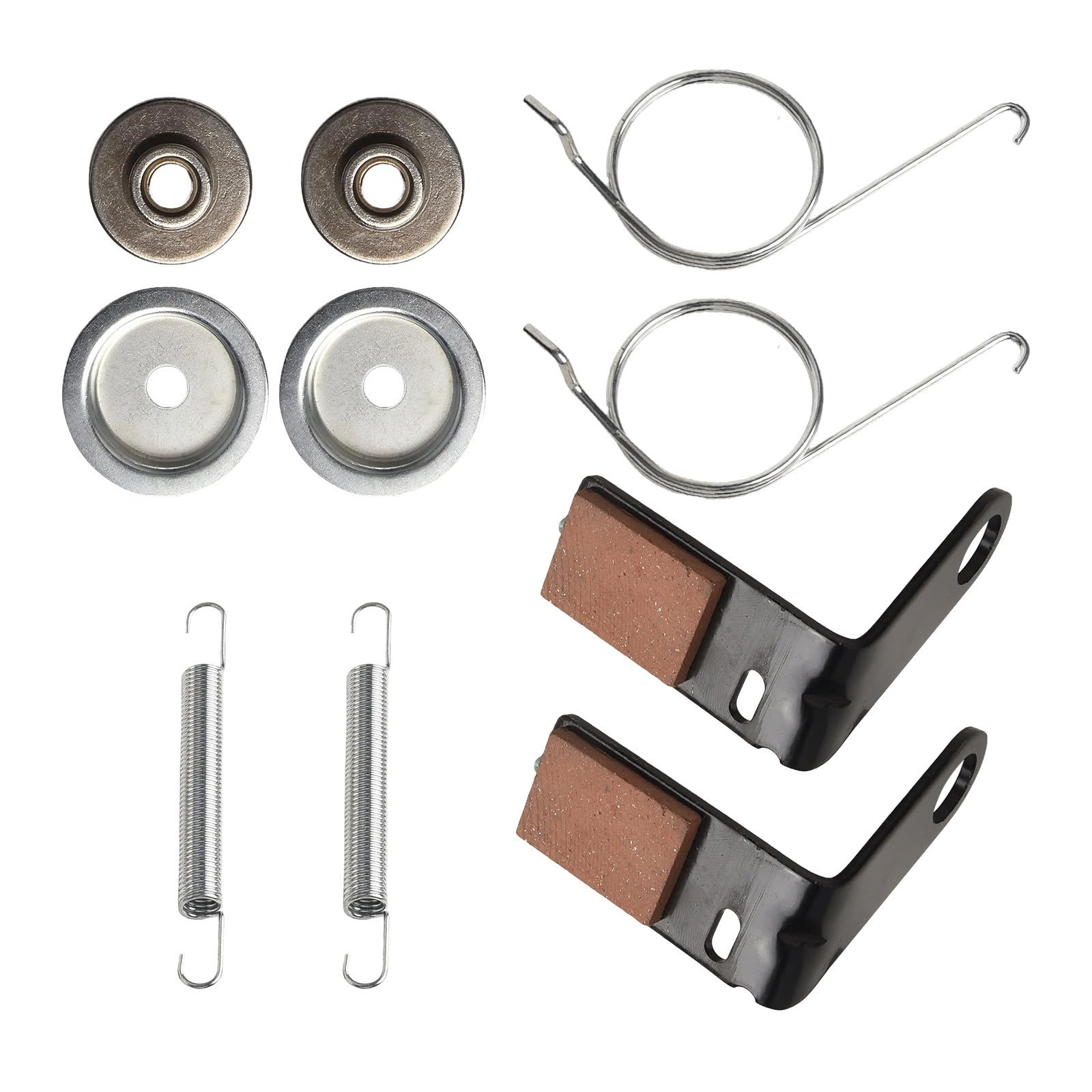 2 set GY21943B Kit pastiglie freno GX20515 fermo GX20494 molle GX23240 boccole ponte e molle di tensione GX10120 per John-Deere