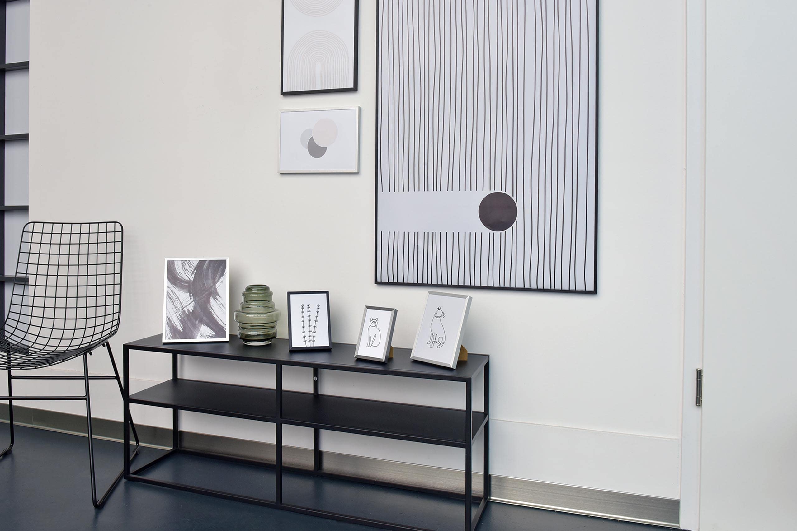 DEHA Design Aluminiowa Rama Tribeca, 50x70 cm, Czarna Struktura Matowa