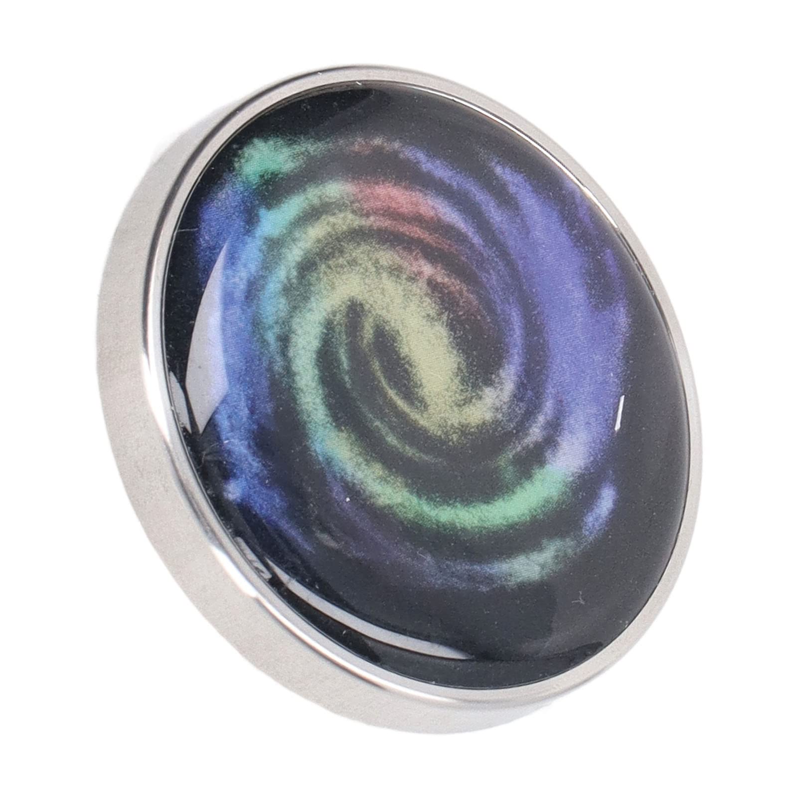Decompression Gyroscope Toy, Colorful Luminous Decompression Desktop Rotating Stainless Steel Stress Relieve Toy for Kids Aldult (#2)