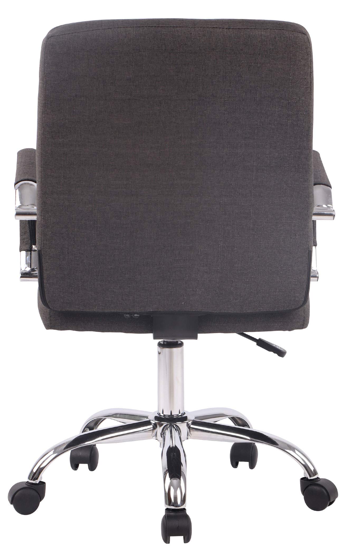CLP Silla De Escritorio Deli Pro En Tela | Silla Ejecutiva Giratoria & Regulable En Altura I Silla De Oficina con Ruedas Color:Gris Oscuro