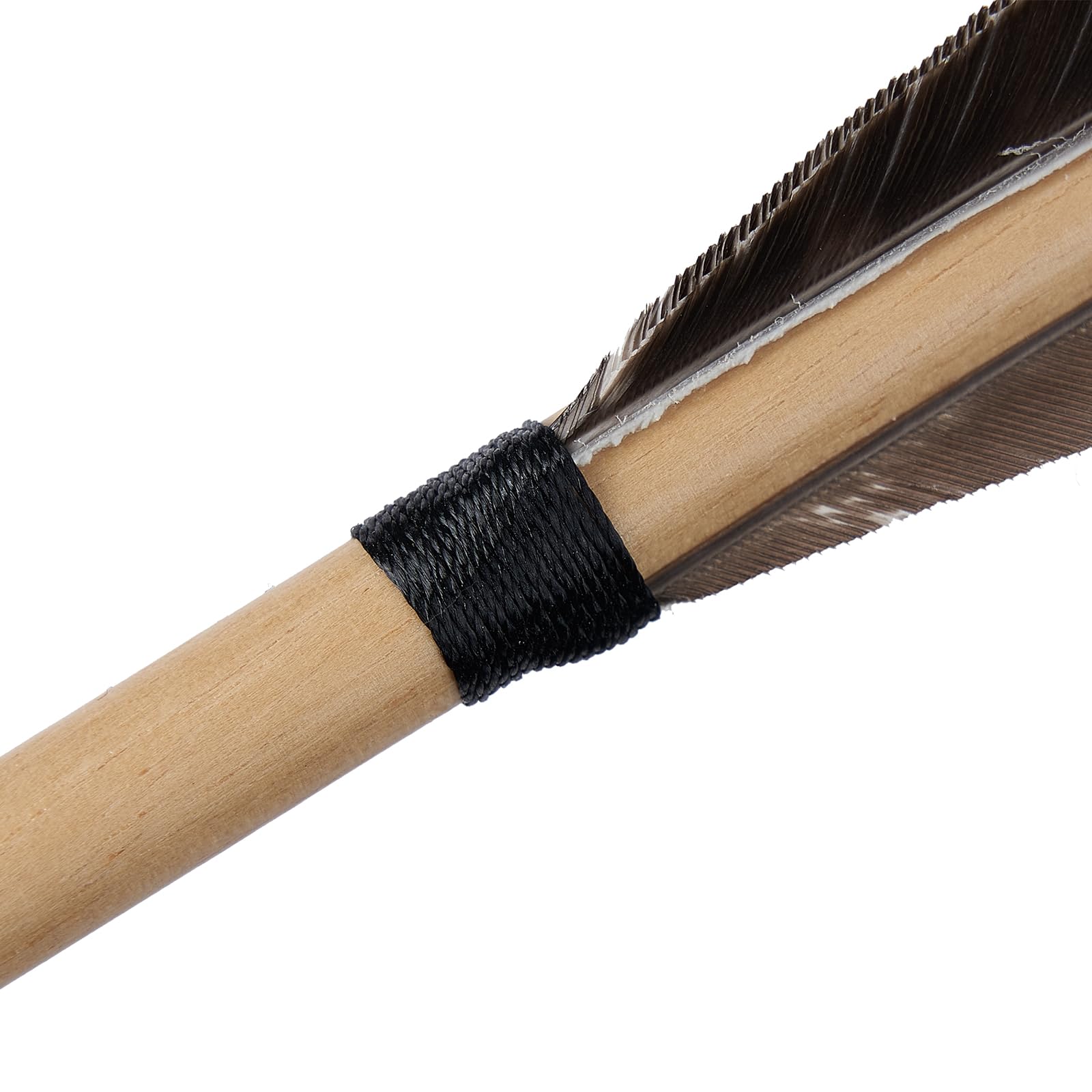 Frecce In Legno Per Tiro Con L'Arco - 31,5 Pollici Con Piume Naturali Per Archi Tradizionali E Ricurvi - Foto 4