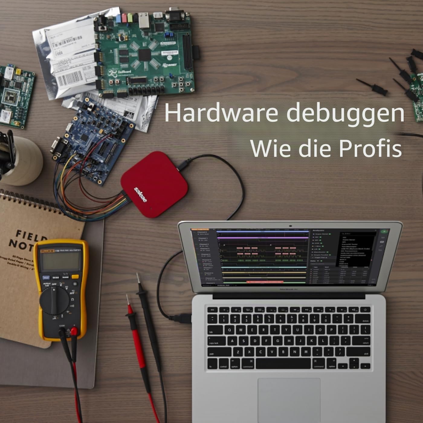 Logic Pro 16 (Rot) - Saleae Logikanalysator, 16 Kanäle