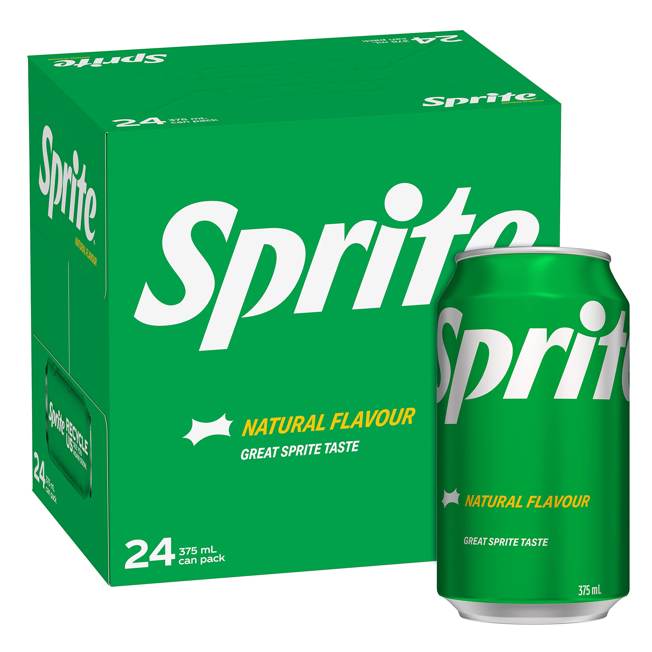 Sprite Lemonade Soft Drink Multipack Cans 24 x 375 ml