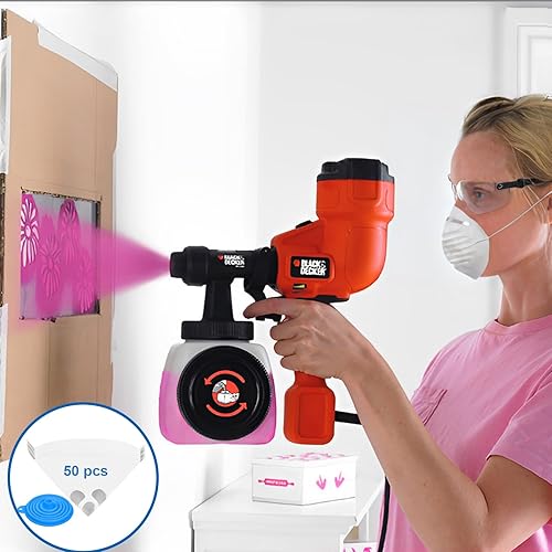 Miniatura 7 de Paquete de 50 coladores de pintura, papel de filtro de pintura de cono con 1 embudo de silicona, malla fina de nailon ultra flujo de 100 micrones