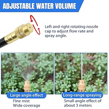 Lawn Sprinkler Systems Garden Above Ground Sprinkler System Kit For Lawn, 360u00b0 Adjustable Irrigation System, Lawn & Garden Sprinklers Watering System Garden Watering System