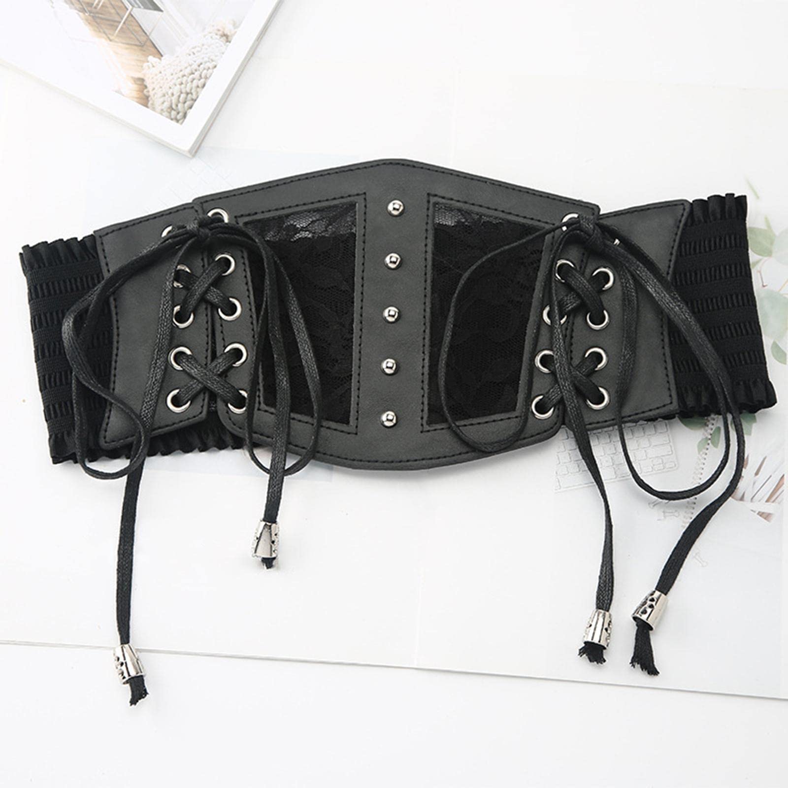 Corset élastique pour femme avec ceinture large
