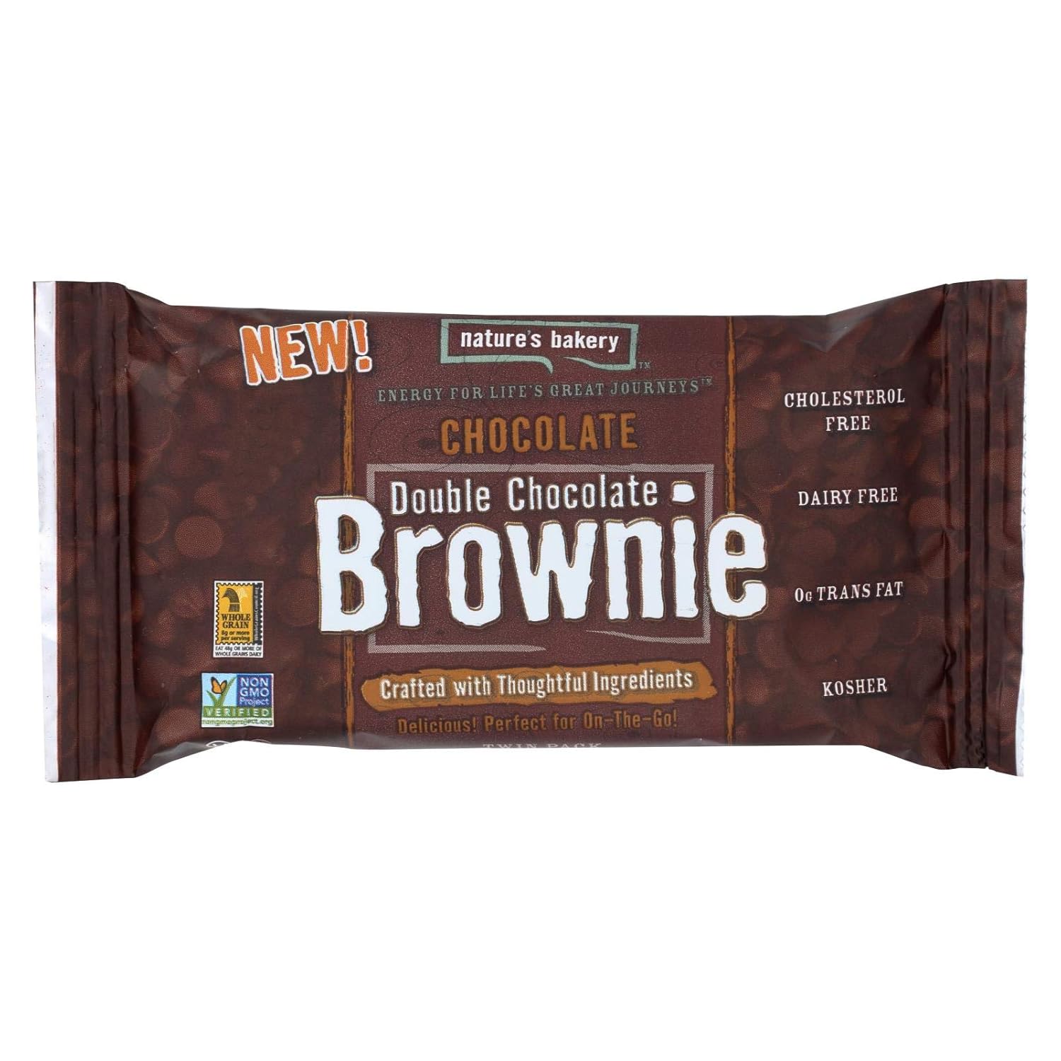 NATURES BAKERY BROWNIE DOUBLE CHOCOLATE, 2 OZ Everything