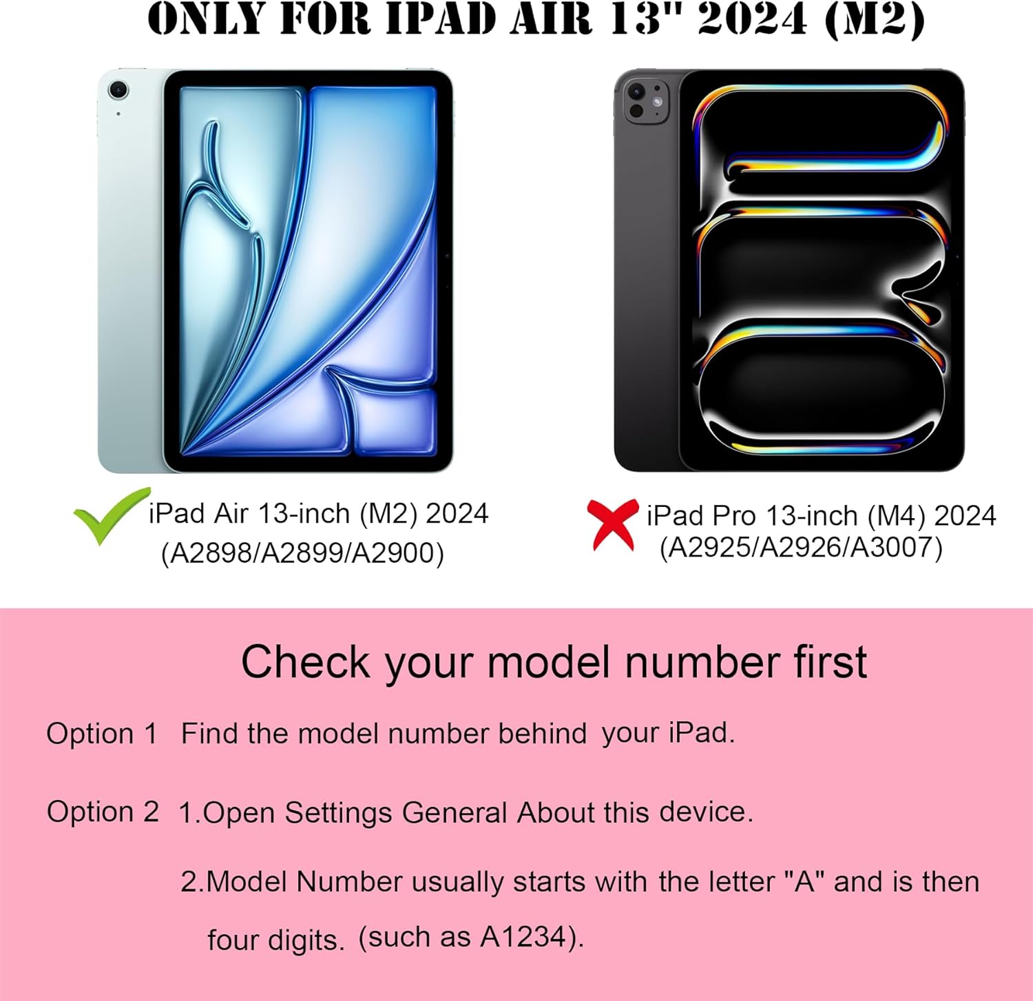 CCMAO for iPad Air 13 Inch Case (2025/2024), iPad Air 13 M3/M2 Case with Pencil Holder and Stand, Fully Supports Pencil Pro/USB-C, Heavy Duty Shockproof Protective Cover, Rose Gold+Gray - Image 2