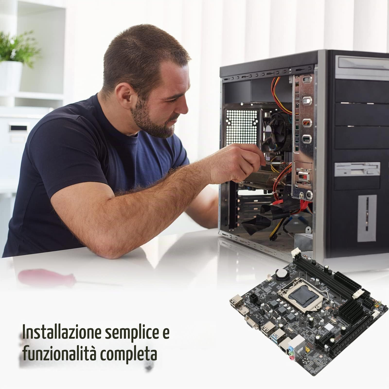 LGA 1155 Socket Intel DDR3 Schede madri I5 I7 CPU SATA PC Scheda madre per computer Intel B75
