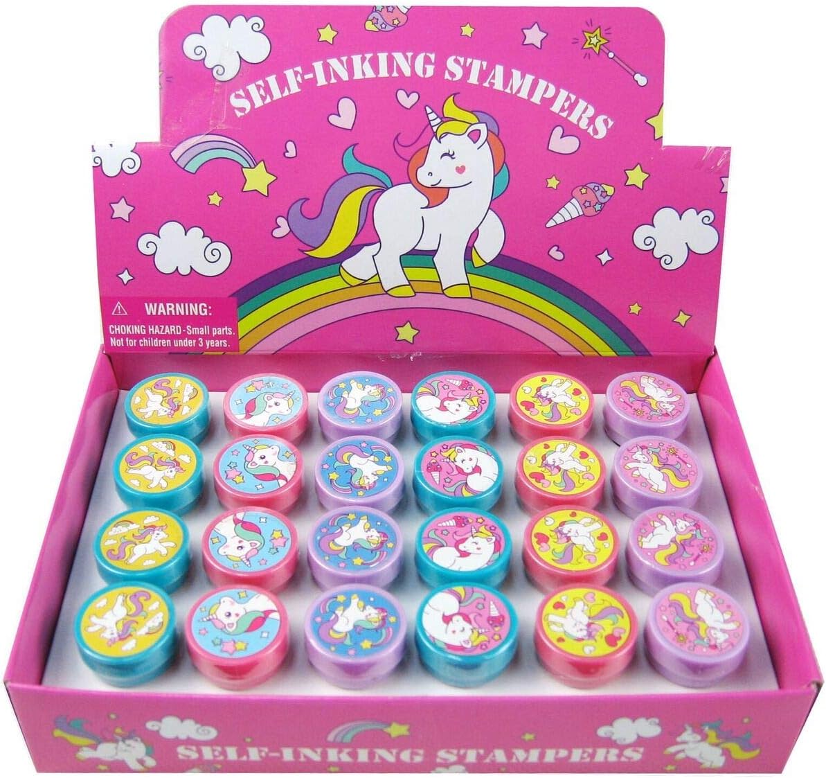 Tiny Mills 24 Pcs Unicorn Stampers for Kids