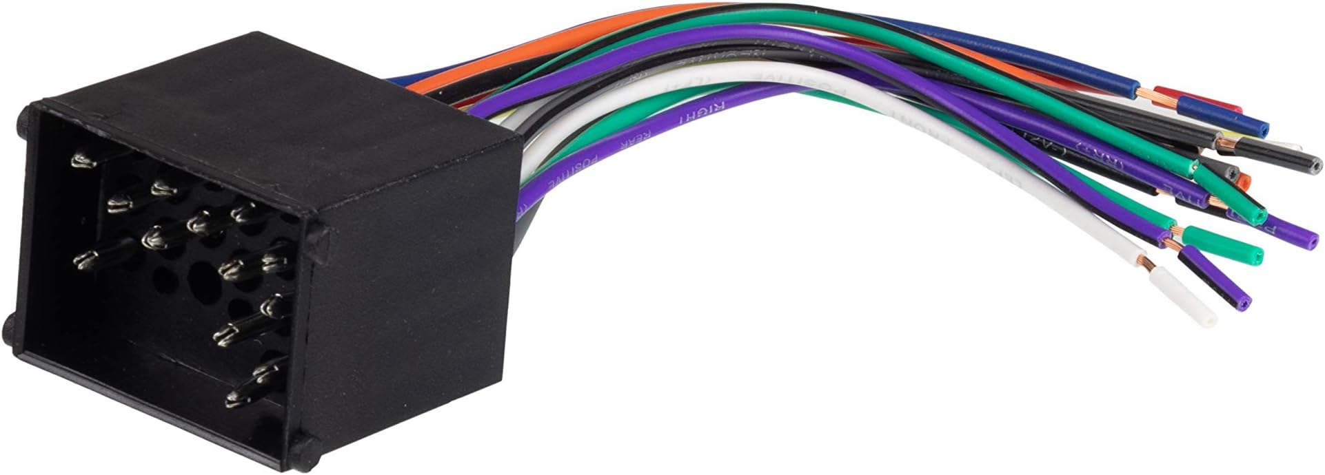 Scosche BW01B Compatible with Select 1990-05 BMW/Mini Power/Speaker Connector / Wire Harness for Aftermarket Stereo Installation with Color Coded Wires