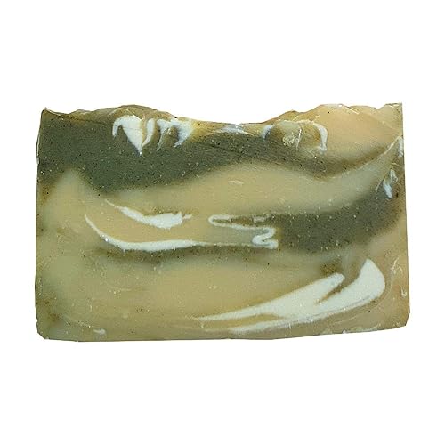 Beauty by Francesca - Lemongrass Handmade Soap Bar Soap All Natural Ingredients For Face and Body with Spinach and Spirulina, 4oz
