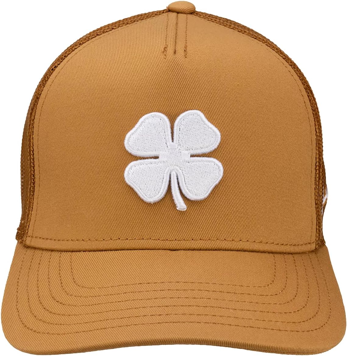 Black Clover, Unisex, Hardy 3 Adjustable Hat, Brown Hat/3D White Clover, One Size