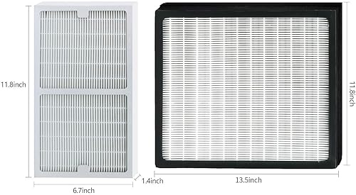 Miniatura 3 de IAP-10-280 Filtros Hepa verdaderos compatibles con modelos de máquina idylis IAP-10-280, (IAP10280) (1AP-10-280) (1AP10280)