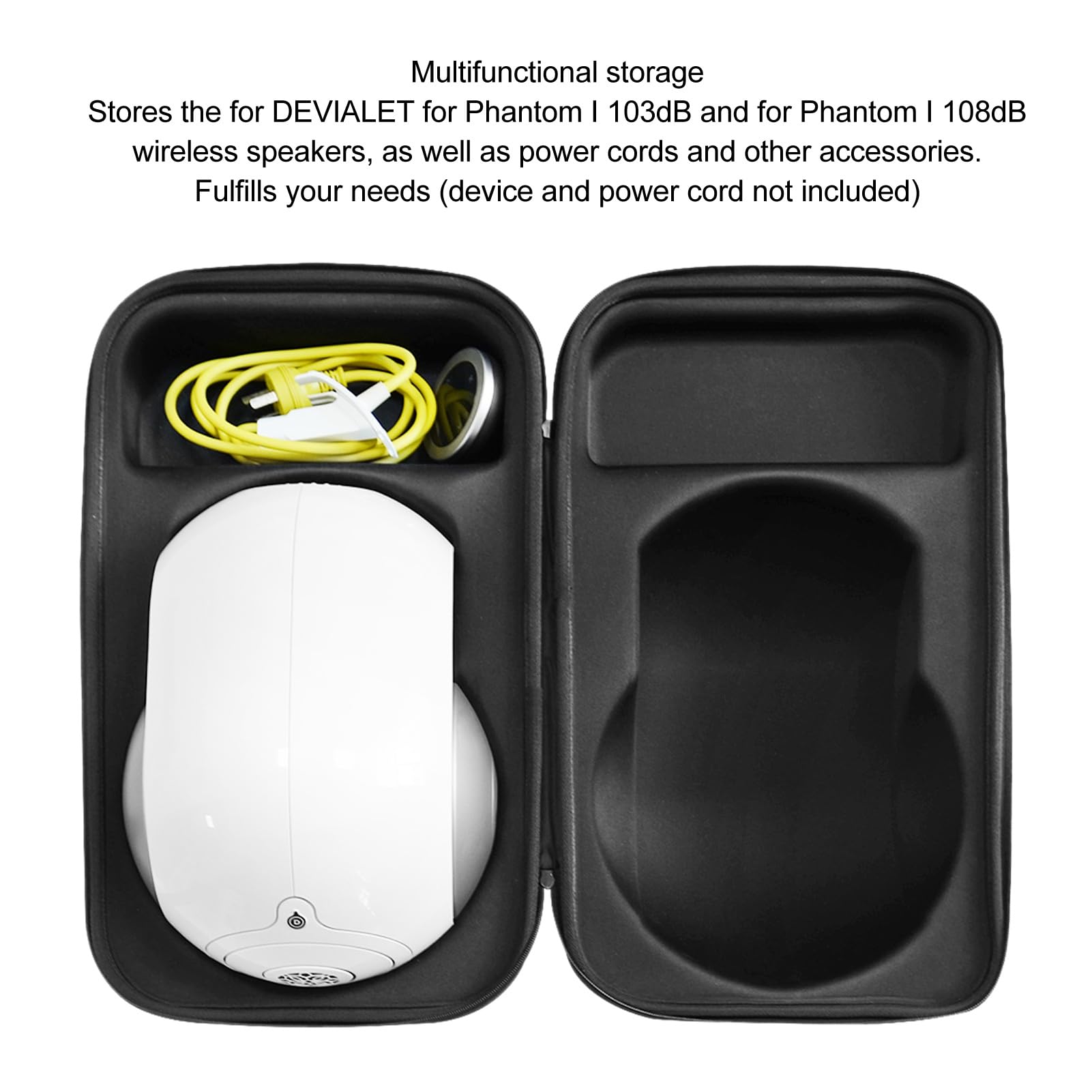 Jectse Borsa Protettiva per Altoparlante Bluetooth, Custodia Rigida da Viaggio per Altoparlante Wireless Vestibilità Perfetta Resistenza Ai Graffi Maniglia Comoda Antiurto per la Casa