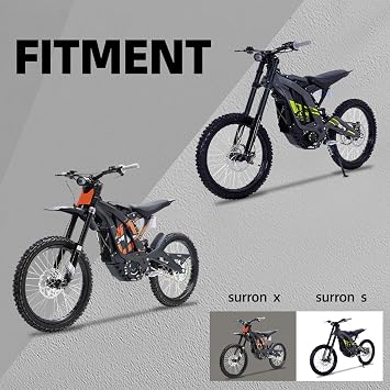 1 Pair Motorcycle Handlebar Grips for Light Bee S/X Segway X160 X260 Black