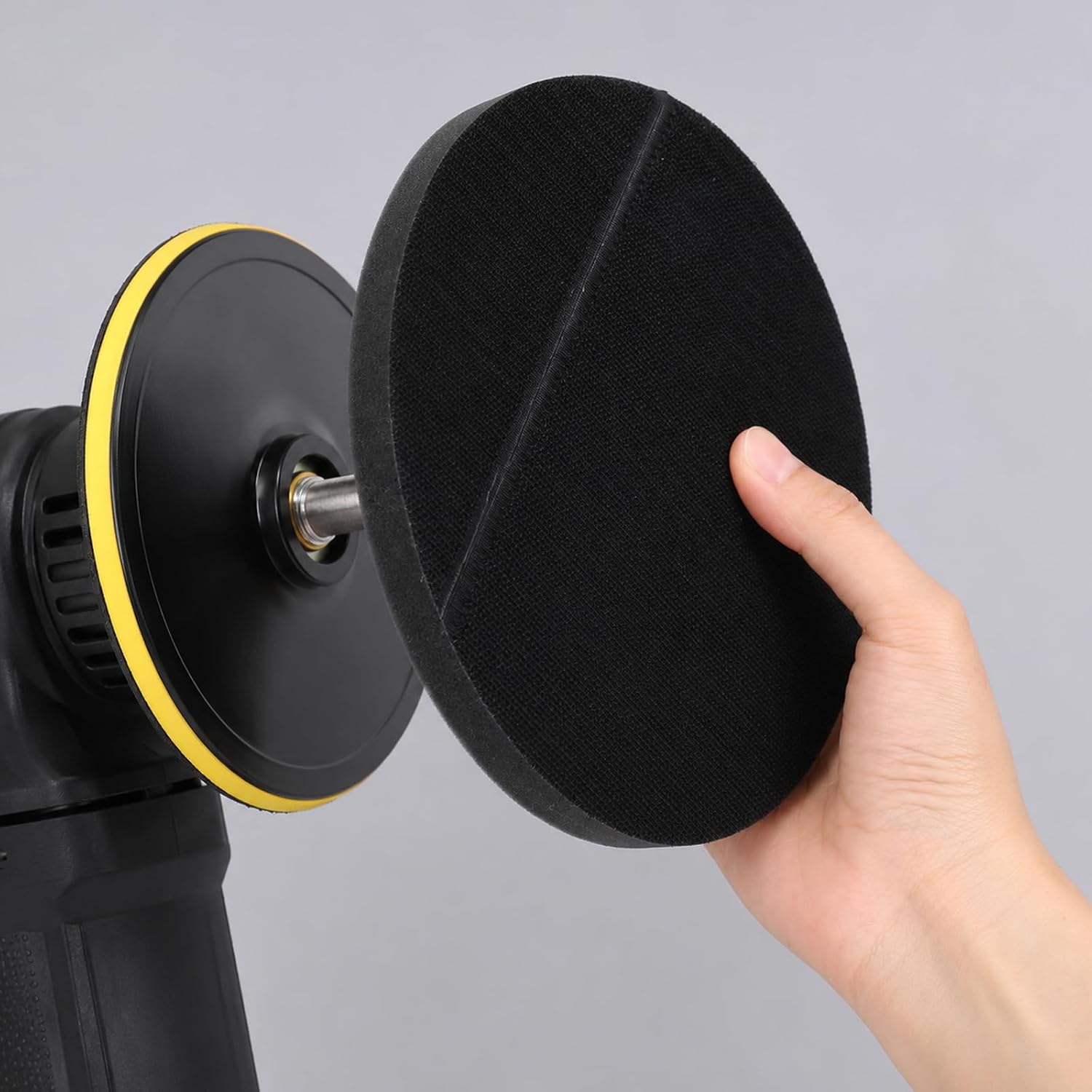 6-Pack Orange Peel Remover Denim Polishing Pads ，2000 Grit Hook & Loop
